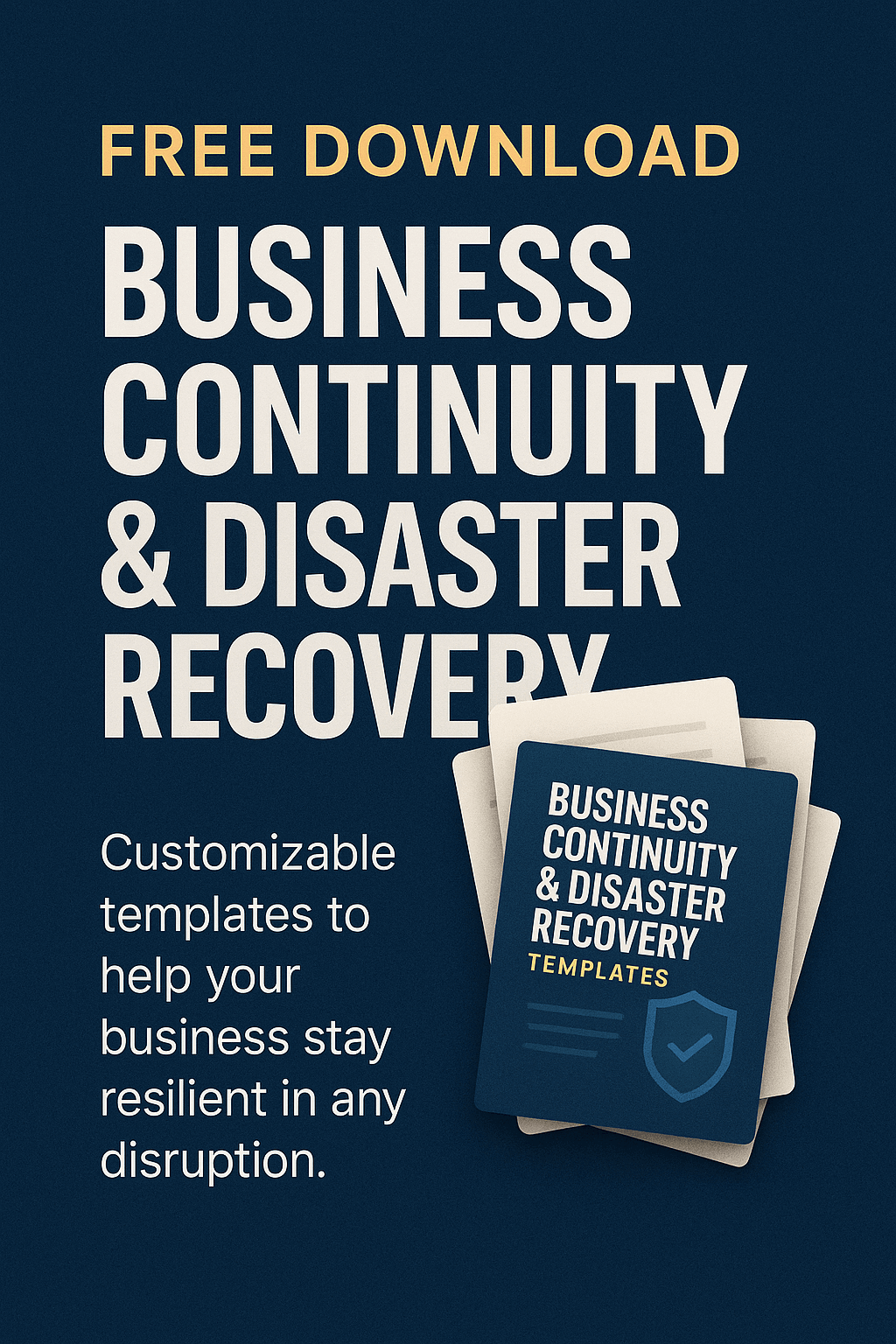 Business Continuity & Disaster Recovery Policy Toolkit
