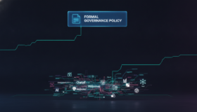 AI governance policy document disconnected from actual tool usage and operational data flows