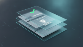 AI governance evidence pack visualized as layered audit documentation with control verification markers