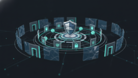 AI governance case study: layered security controls and approval gates protecting enterprise data flows